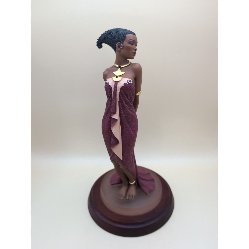 Thomas Blackshear Ebony Visions "Evening Rose" Figurine #37130 - As Is- Missing*